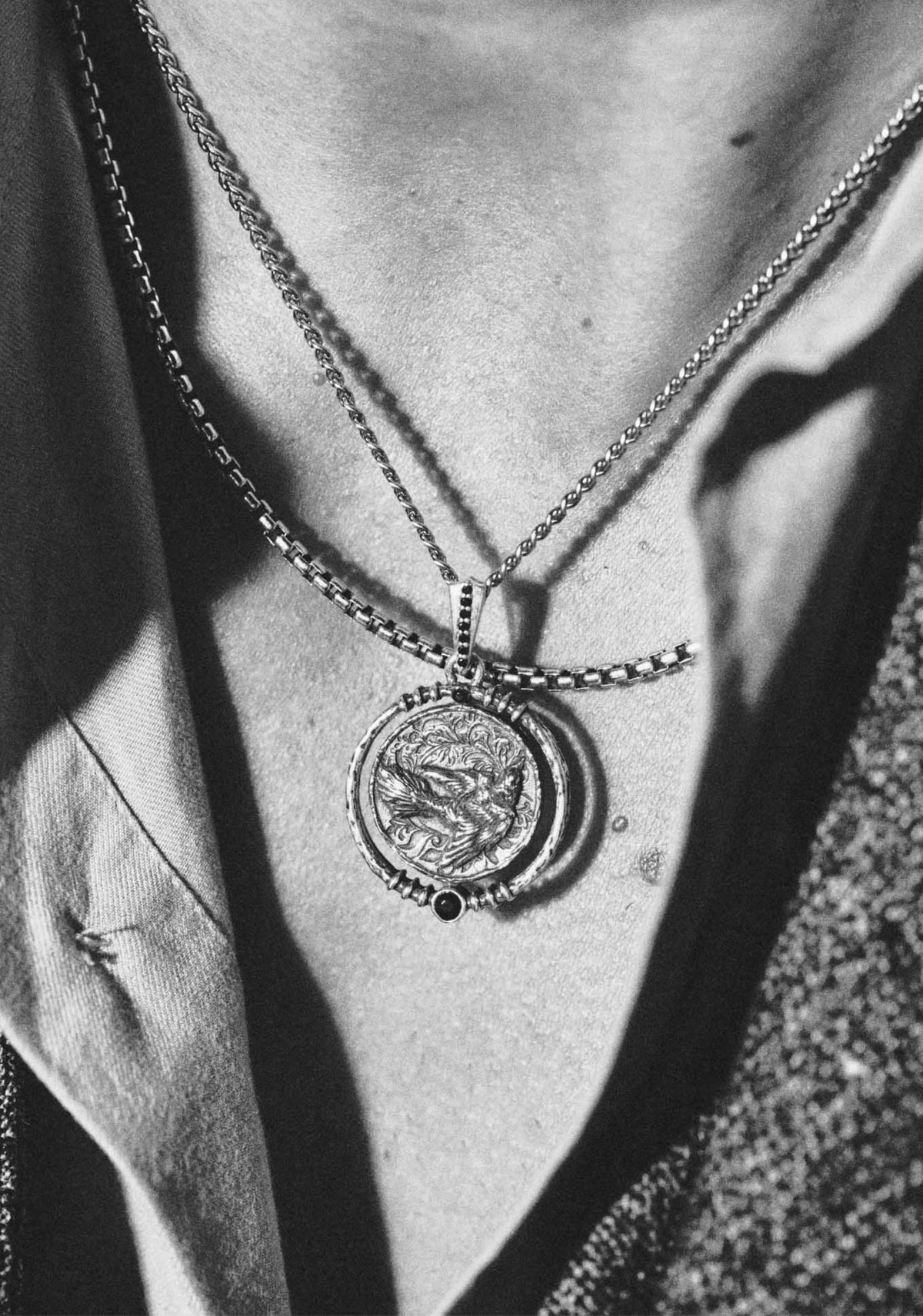 Men's Pendants | Sterling Silver + Stainless Steel