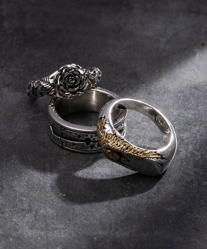 Men's Rings | Sterling Silver & Stainless Steel