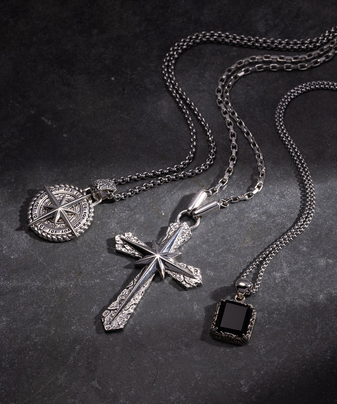 Men's Pendants | Sterling Silver + Stainless Steel