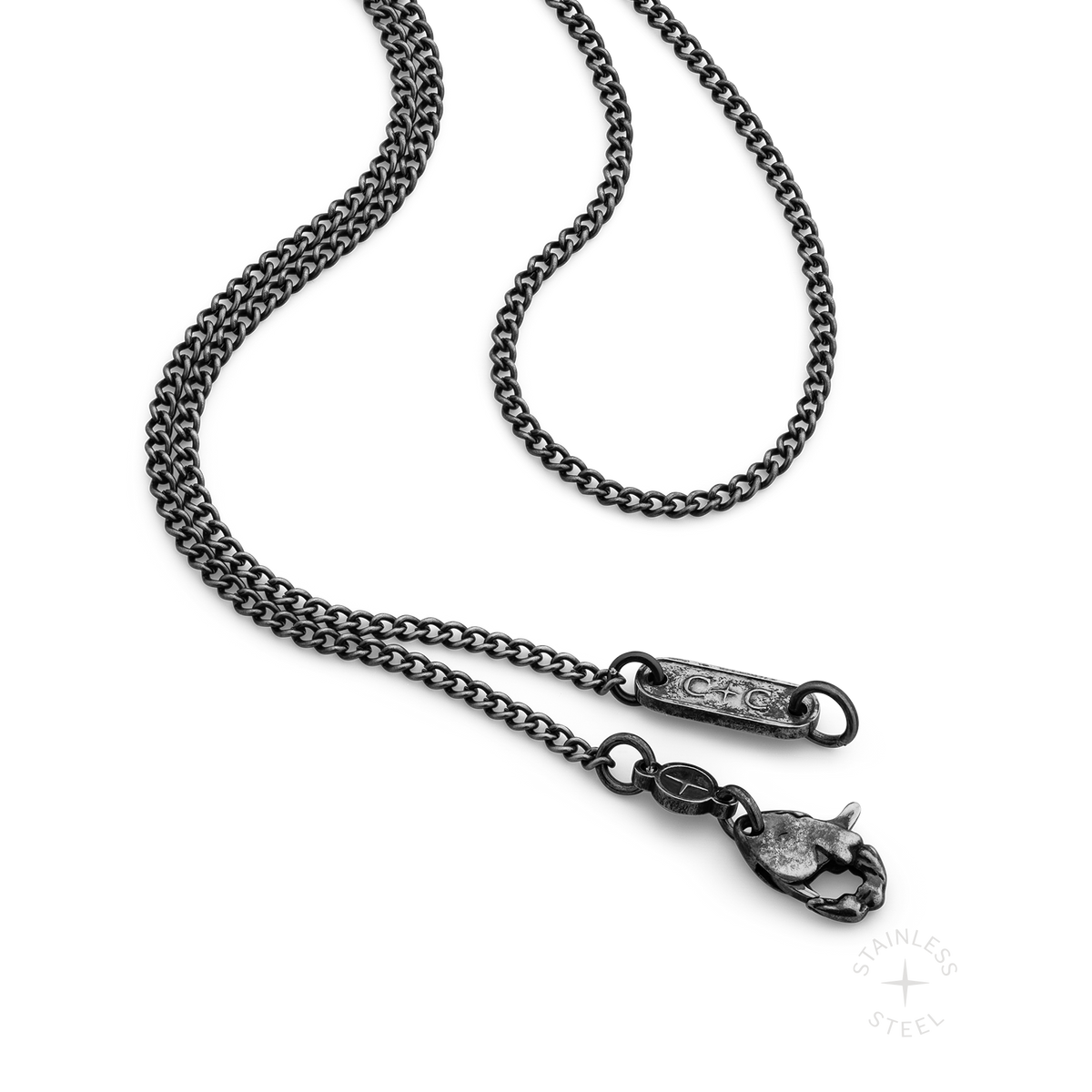Curb Chain x 2.5mm x Antiqued