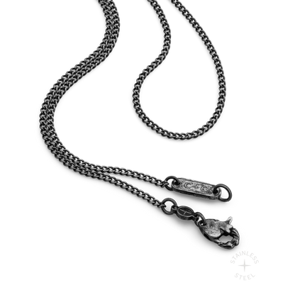 Curb Chain x 2.5mm x Antiqued