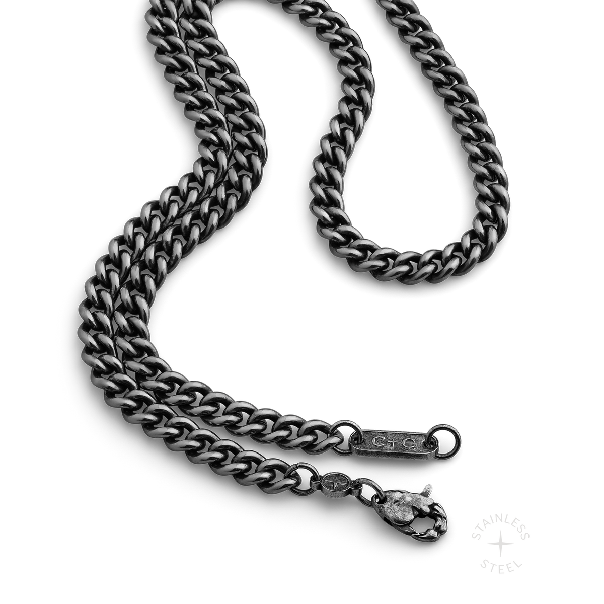 Curb Chain x 6mm x Antiqued