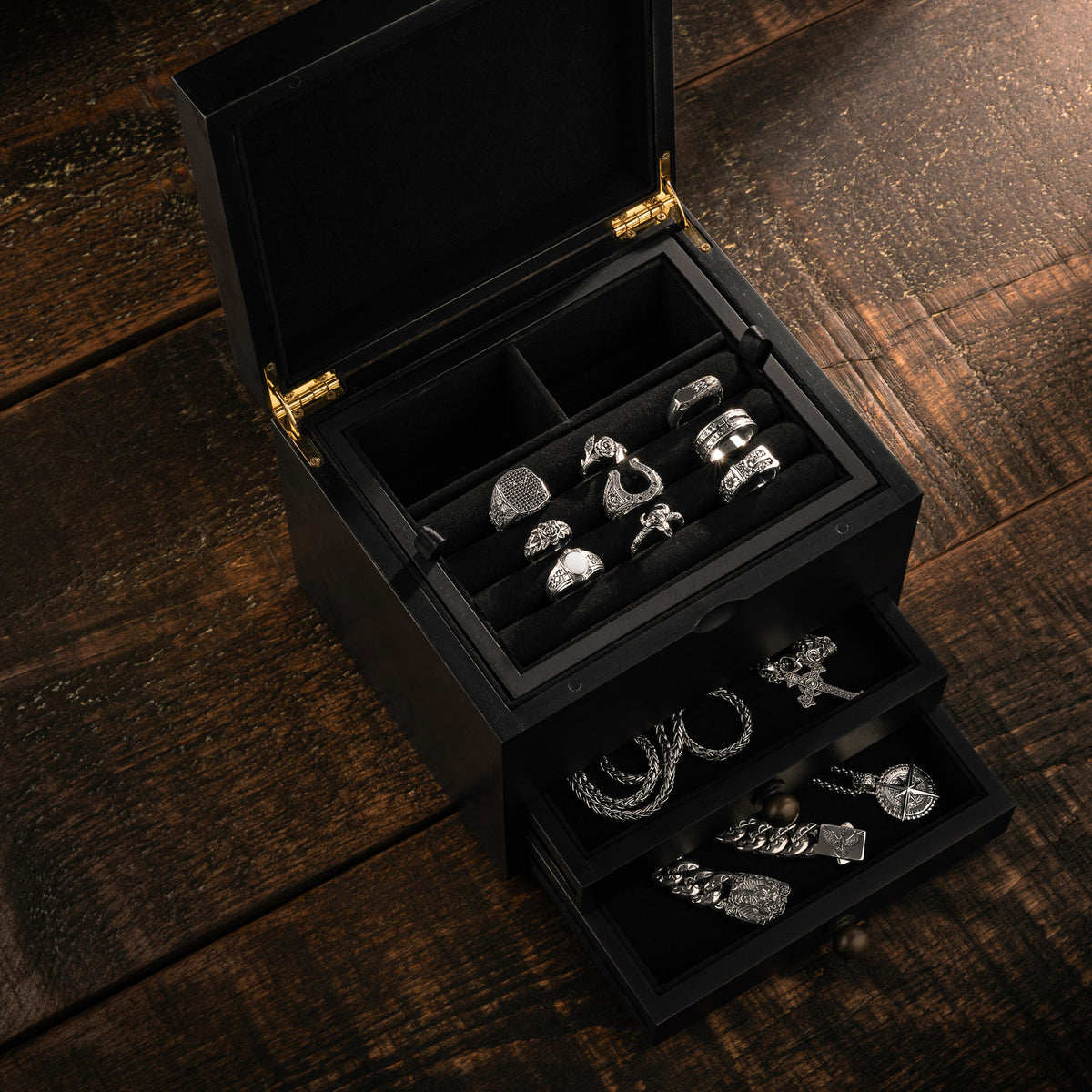 Locker Jewelry Box x Black